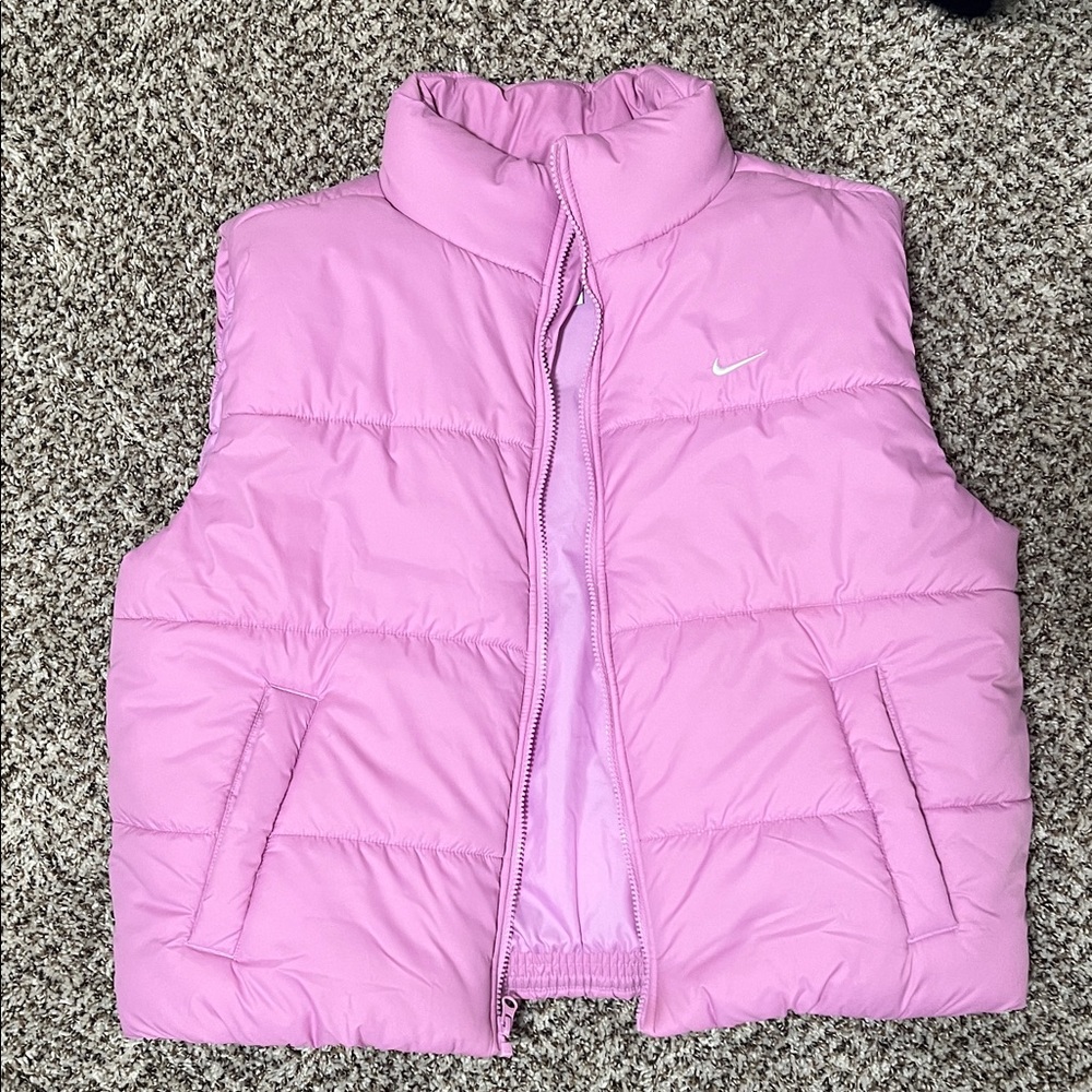 Nike Women’s Light Pink Puffer Vest